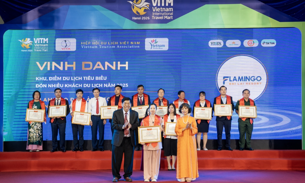 Tập đoàn Flamingo ghi dấu ấn tại VITM 2026 với loạt giải thưởng trên toàn hệ sinh thái
