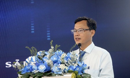Phó Giám đốc Sở KH&CN Đà Nẵng phát biểu tại lễ ra mắt Nền tảng DataX.