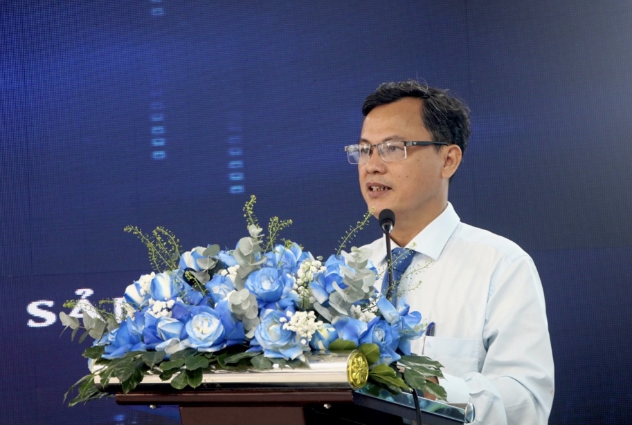 Phó Giám đốc Sở KH&CN Đà Nẵng phát biểu tại lễ ra mắt Nền tảng DataX.