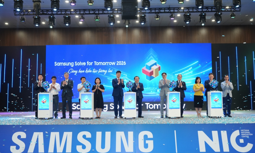 Samsung Việt Nam phối hợp NIC khởi động Samsung Solve for Tomorrow 2026