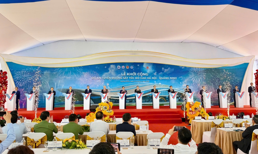 Khởi công tuyến đường sắt tốc độ cao Hà Nội – Quảng Ninh hơn 147.000 tỷ đồng