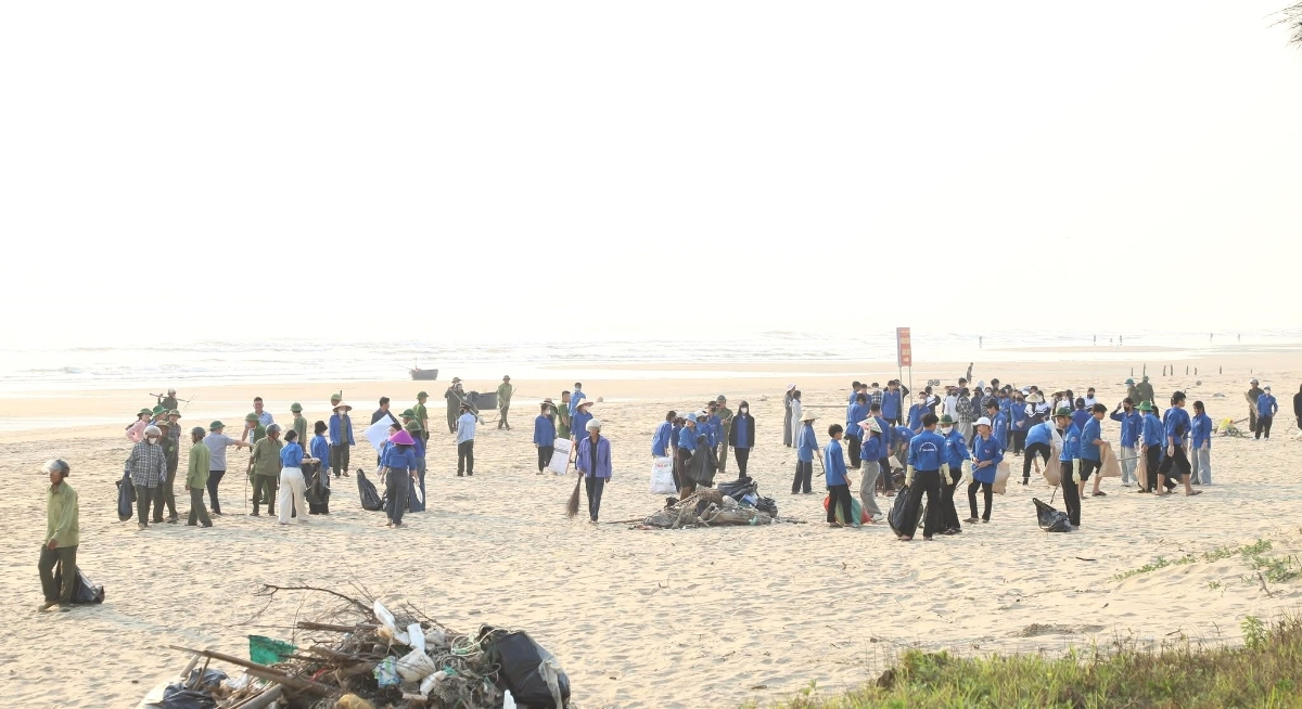 Không khí ra quân sôi nổi, thu hút đông đảo đoàn viên tham gia