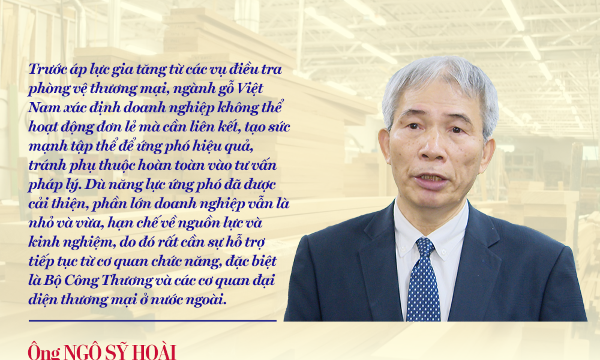 Ngành gỗ tái cấu trúc để “vượt sóng” phòng vệ thương mại