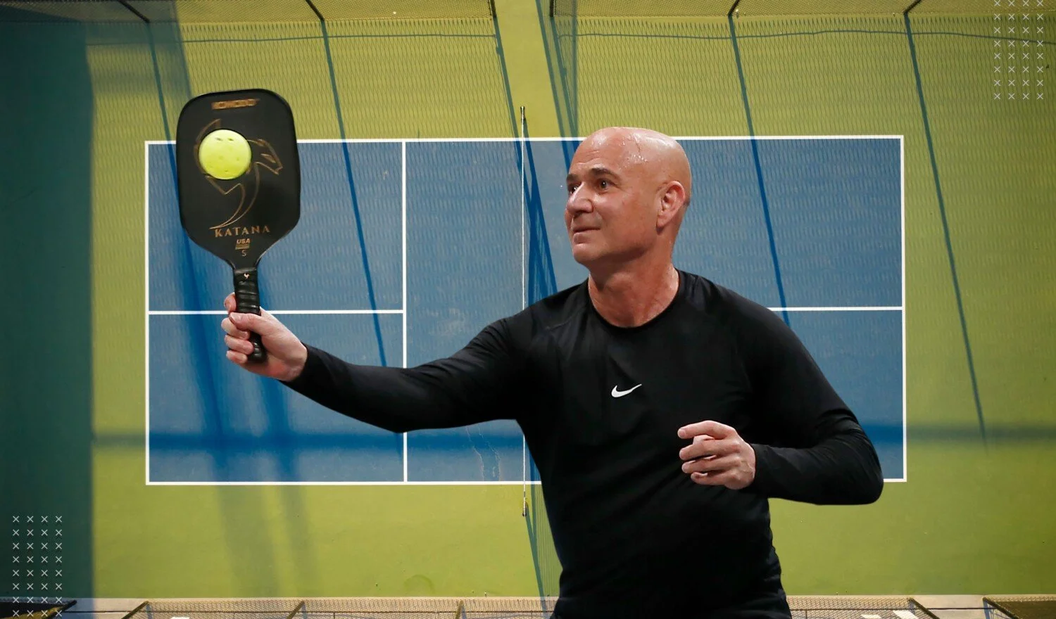 Agassi đã tới Việt Nam trong khuôn khổ chuyến du đấu biểu diễn JOOLA Pickleball Legends Tour 2025. 