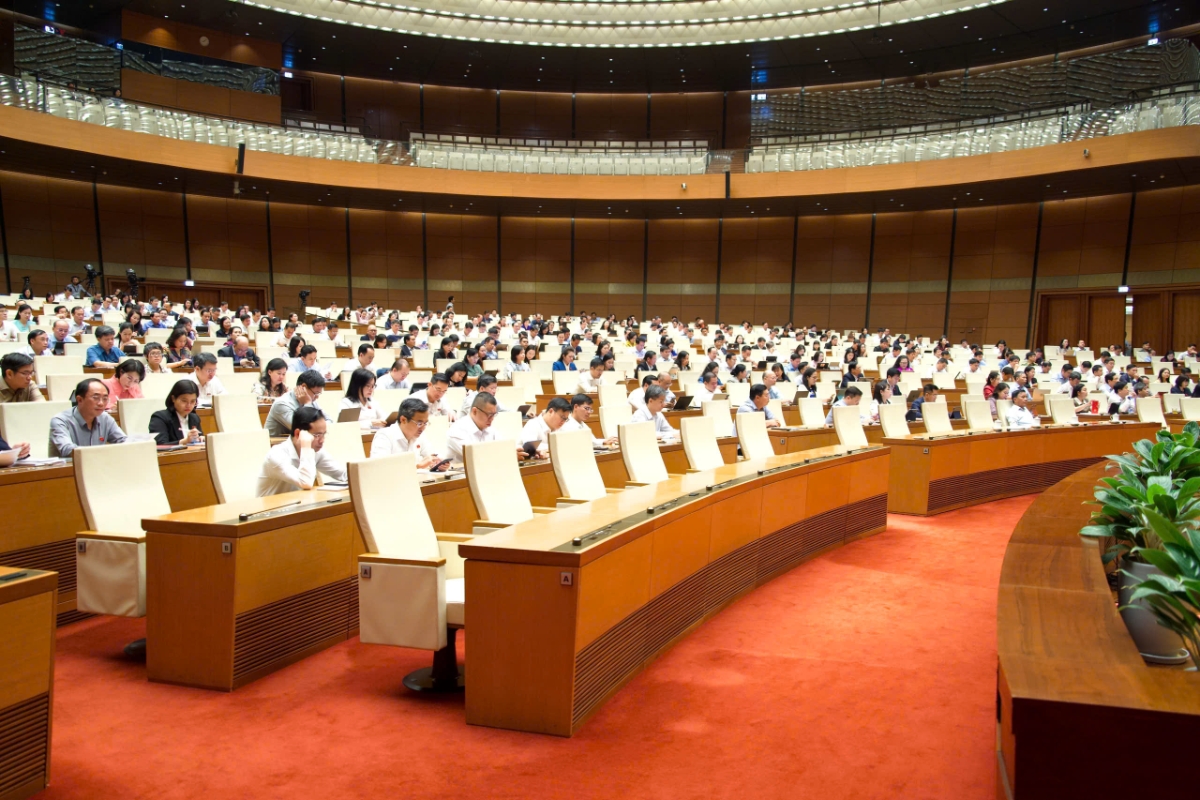Các đại biểu tham dự phiên họp.&nbsp; Ảnh: Quốc hội.