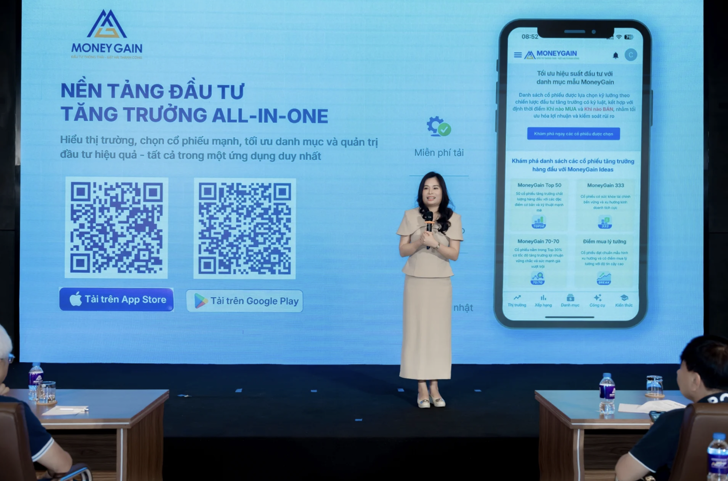                             Bà Nguyễn Thị Bình Minh - Tổng Giám đốc MoneyGain. 