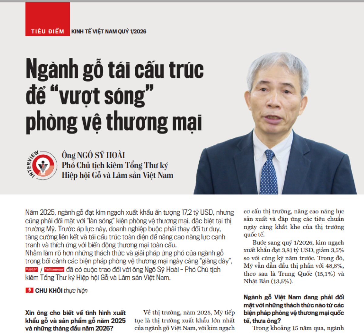 Ngành gỗ tái cấu trúc để “vượt sóng” phòng vệ thương mại - Ảnh 1