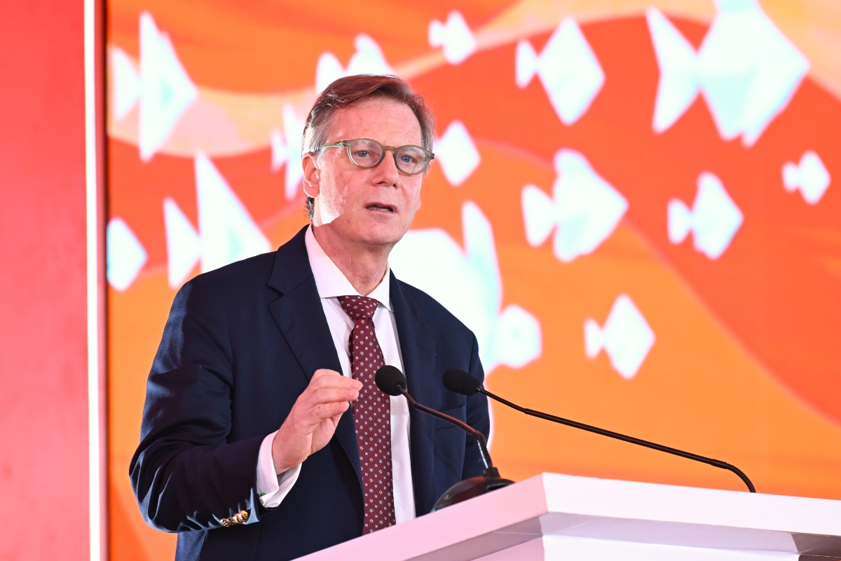 Ông Michael Sheren – chủ tịch HĐQT HAUS khẳng định sẽ đem đến môi trường sống tốt hơn cho người dân Quảng Ngãi.&nbsp;Ảnh:&nbsp;NHSLAND.