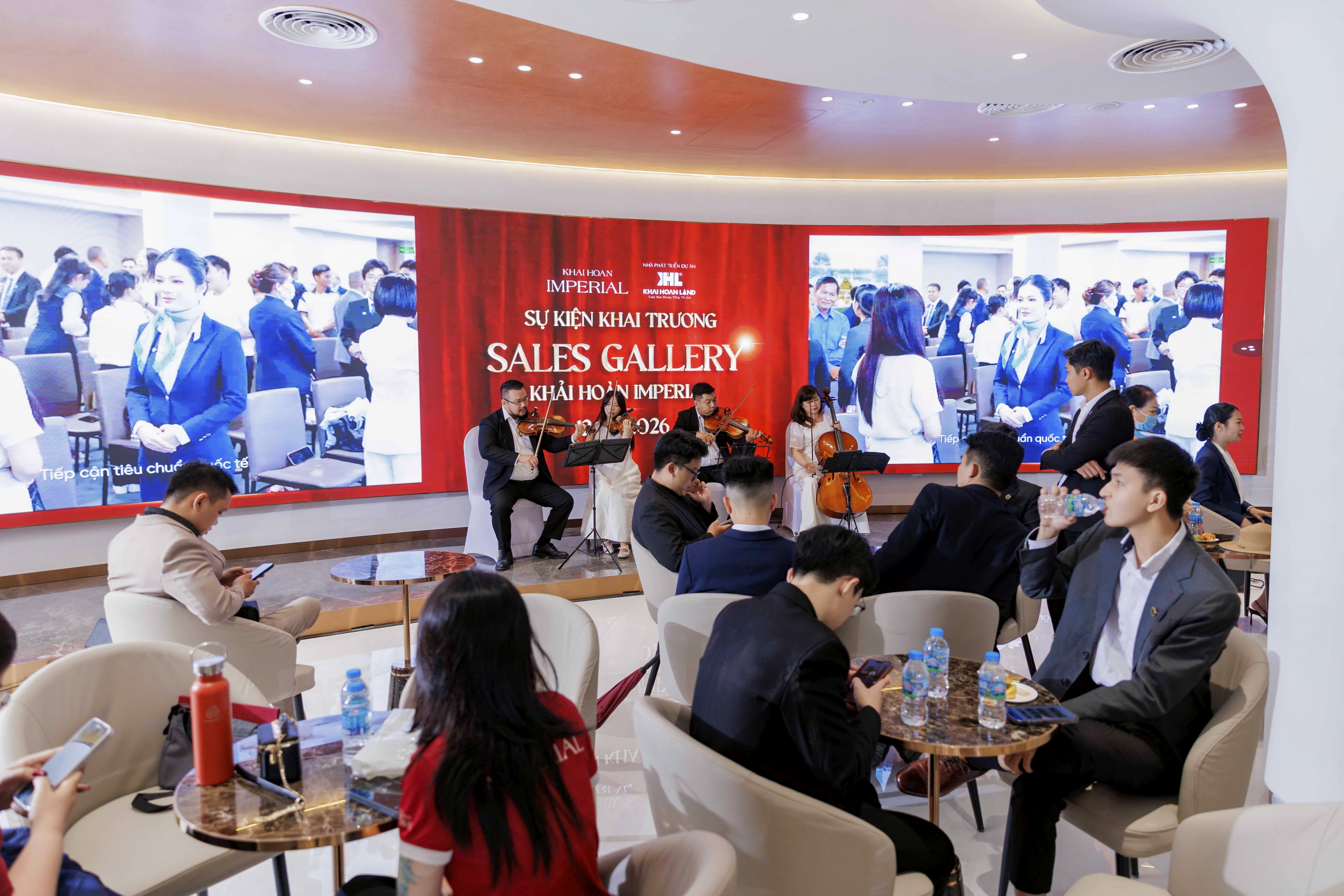 Sales Gallery Khải Hoàn Imperial có quy mô lớn, sang trọng, đẳng cấp. Ảnh: Khải Hoàn Land.