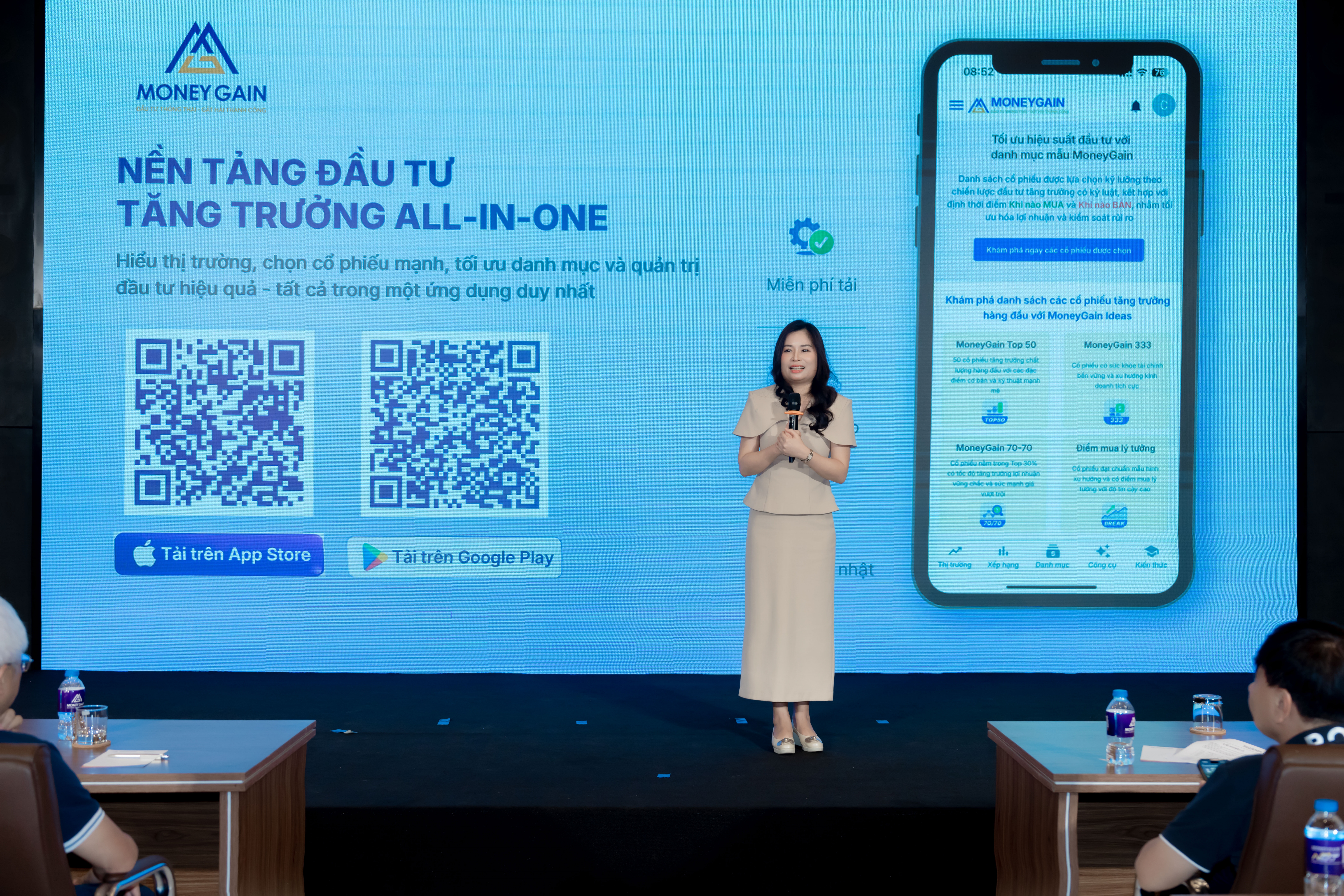 Bà Nguyễn Thị Bình Minh - Tổng Giám đốc MoneyGain