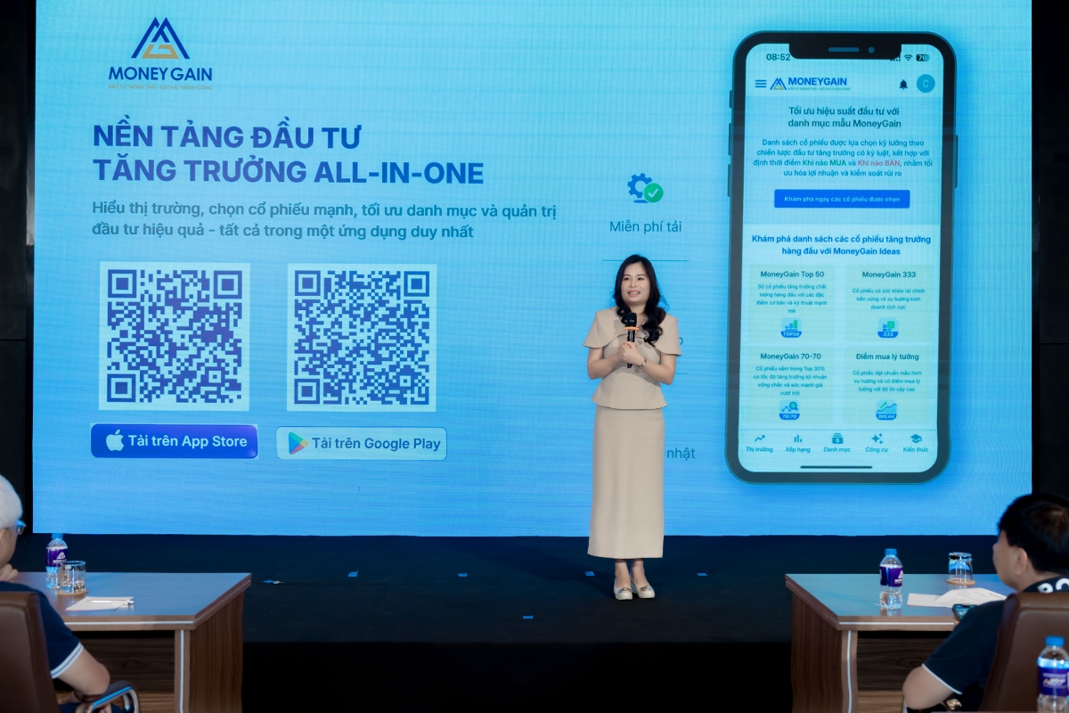 Bà Nguyễn Thị Bình Minh - Tổng Giám đốc MoneyGain