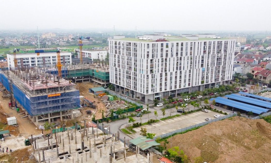 Dự án nhà ở xã hội giai đoạn II tại phường Thành Sen (Hà Tĩnh). Ảnh: Báo Hà Tĩnh
