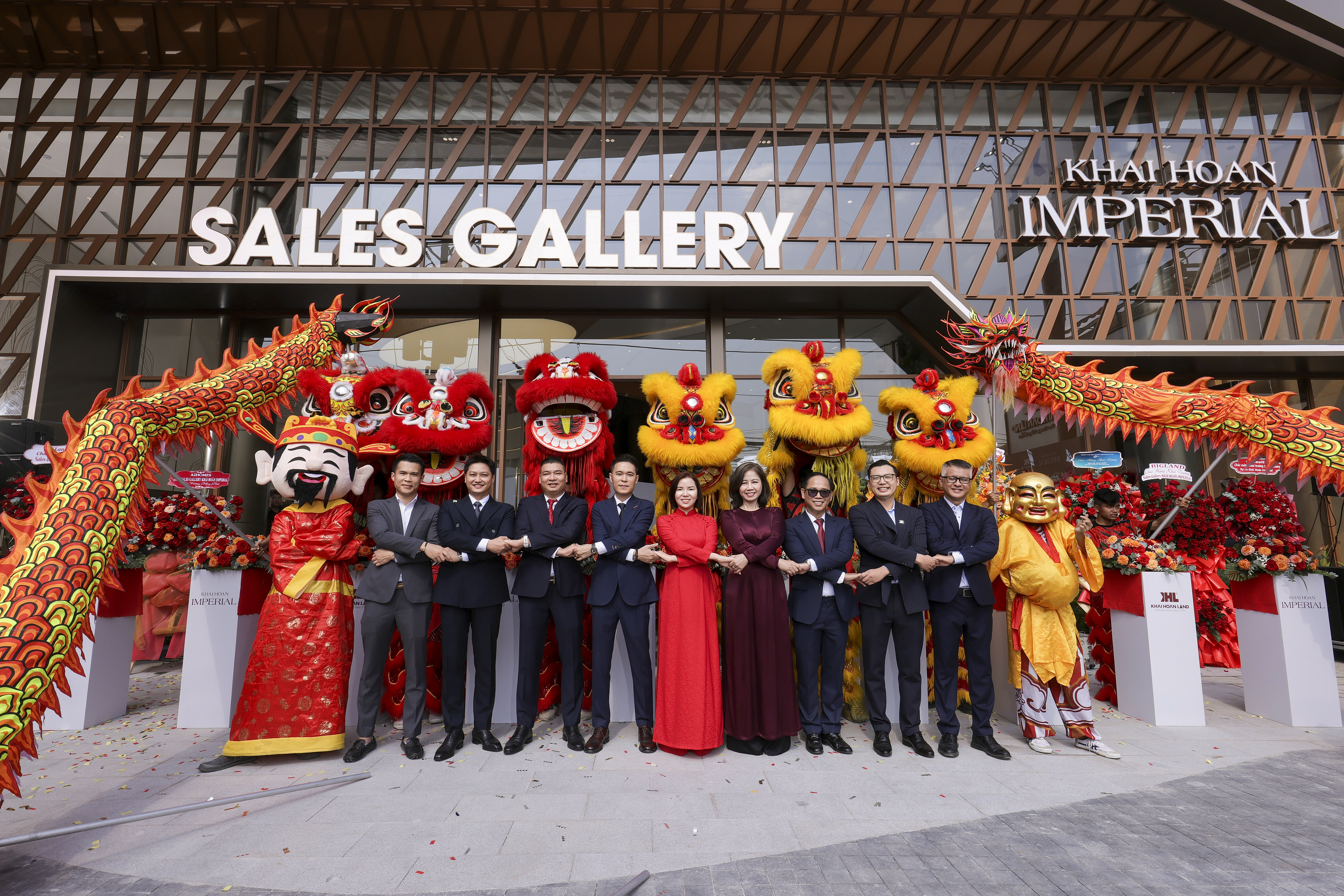 Sales Gallery Khải Hoàn Imperial tọa lạc tại Quốc lộ 13, đối diện AEON Mall Bình Dương Canary. Ảnh: Khải Hoàn Land.
