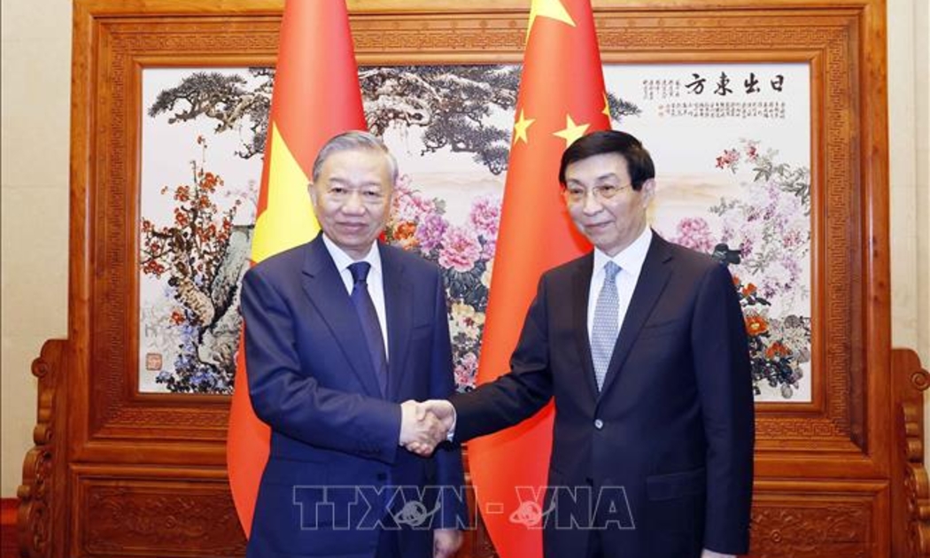 Tổng Bí thư, Chủ tịch nước Tô Lâm hội kiến Chủ tịch Chính hiệp toàn quốc Trung Quốc Vương Hộ Ninh