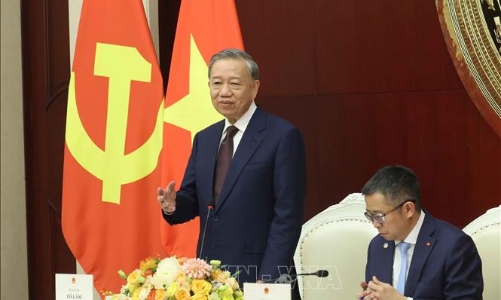 Tổng Bí thư, Chủ tịch nước Tô Lâm thăm Đại sứ quán, gặp gỡ cộng đồng người Việt Nam tại Trung Quốc