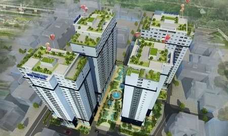 Phối cảnh dự án nhà ở xã hội số 324 Lý Thường Kiệt (phường Diên Hồng) - Ảnh: CDT