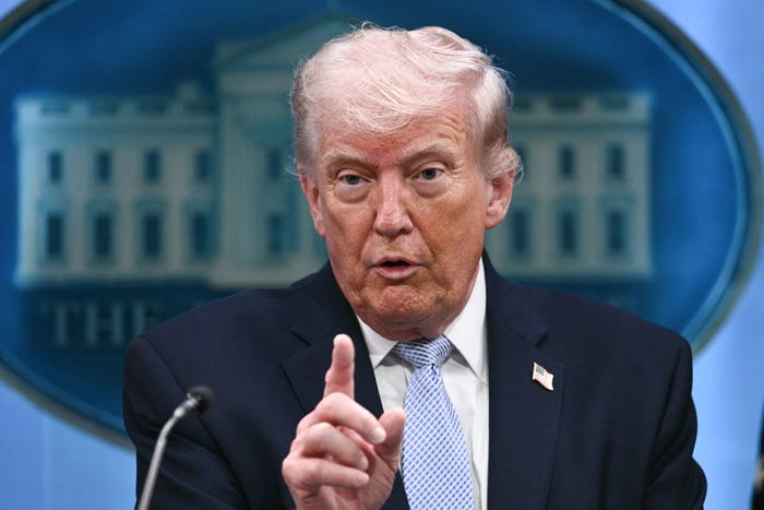 Tổng thống Mỹ Donald Trump - Ảnh: Getty Images