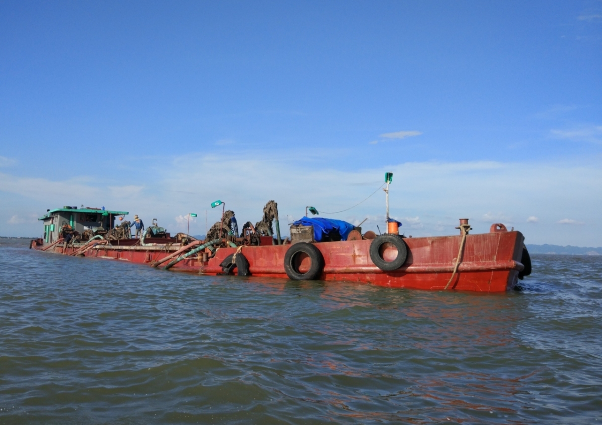 Hải Phòng đấu giá 6 mỏ cát khu vực cửa sông ven biển Nam Đình Vũ.