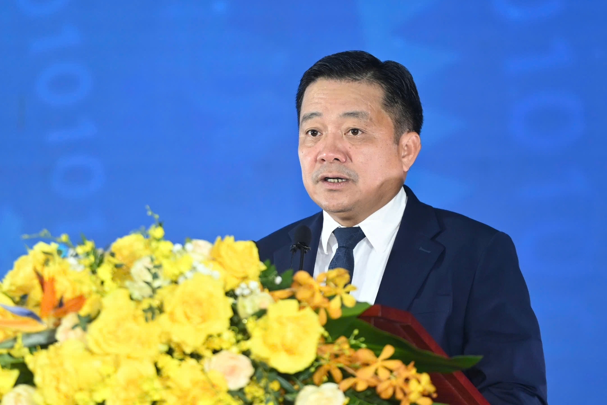 Ông Huỳnh Quang Liêm, Thành viên Hội đồng thành viên,&nbsp;kiêm Tổng Giám đốc Tập đoàn VNPT. Ảnh: Quân Long.