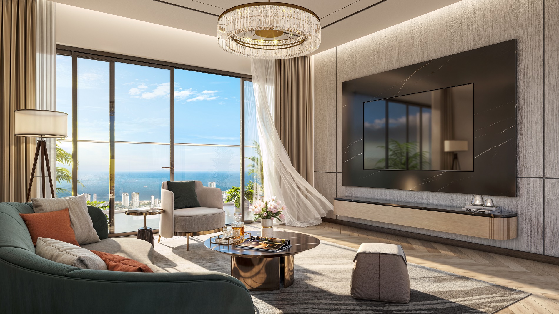 Các dự án hạng sang như The Legend Danang được phát triển với những tiêu chuẩn bàn giao cao cấp và định hướng khai thác rõ ràng. Ảnh: ROX Group.