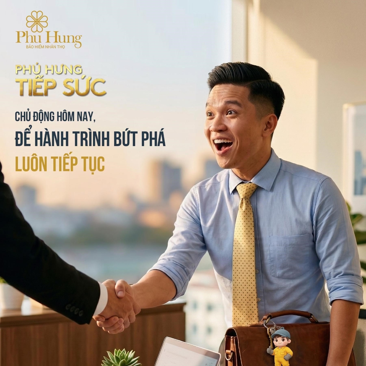 Sản phẩm Phú Hưng tiếp sức của Phú Hưng Life được thiết kế tinh gọn với cách thức đóng phí linh hoạt, giúp mỗi người duy trì kế hoạch tài chính ngay cả trong giai đoạn áp lực nhất.&nbsp;Ảnh:&nbsp;Phú Hưng Life.