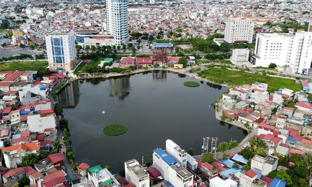 Hồ điều hoà Phương Lưu có vai trò quan trọng trong tiêu thoát nước cho đô thị phía Đông Hải Phòng.