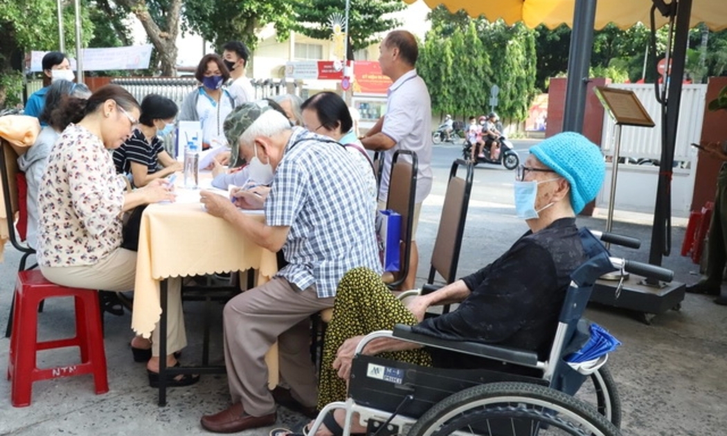 Chương trình khám sức khỏe, sàng lọc lần này là quy mô lớn nhất từ trước tới nay của TP.Hồ Chí Minh trong lĩnh vực y tế dự phòng và CSSK. Ảnh: Nam Thương
