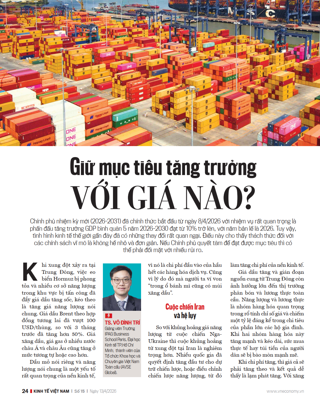 Giữ mục tiêu tăng trưởng với giá nào? - Ảnh 1