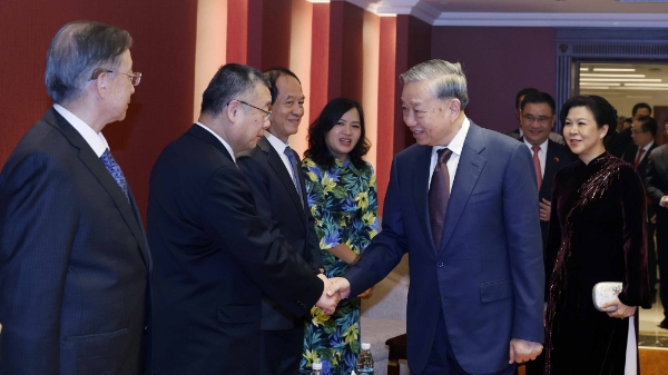 Tổng Bí thư, Chủ tịch nước Tô Lâm gặp thân nhân tướng lĩnh, nhân sĩ hữu nghị Việt - Trung