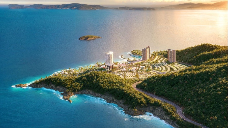 Vega City – không gian tích hợp đa dạng tiện ích theo mô hình “all-in-one”, kết hợp nghỉ dưỡng, văn hóa và giải trí bên vịnh biển.