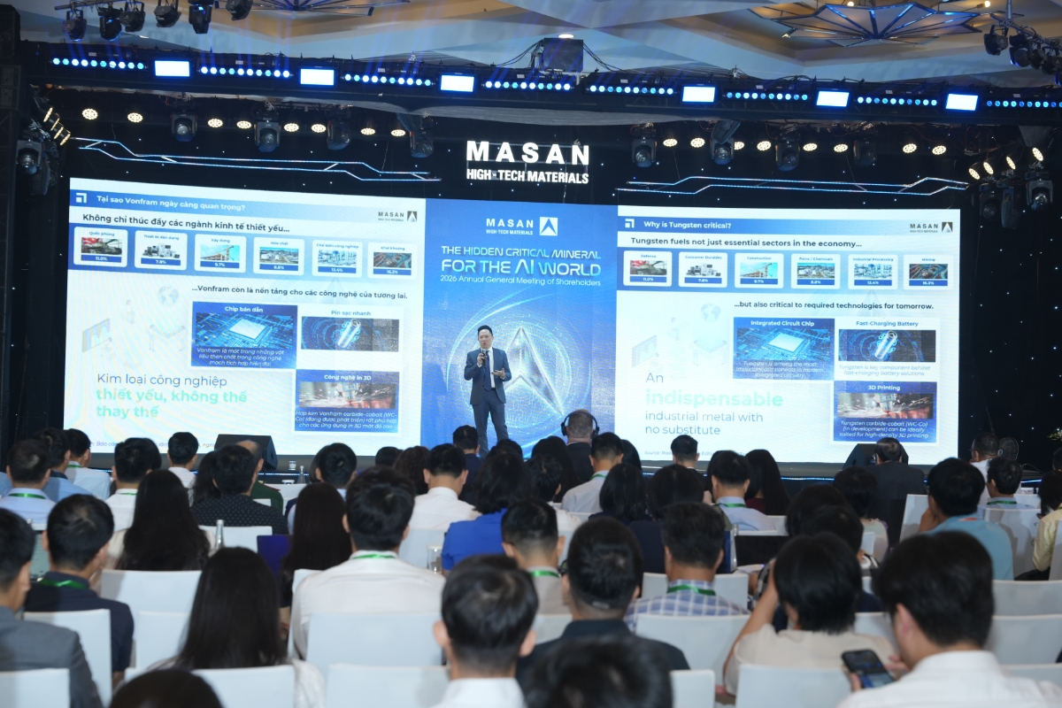 Phó Tổng giám đốc Phan Chiến Thắng chia sẻ về chiến lược của MSR với các cổ đông.