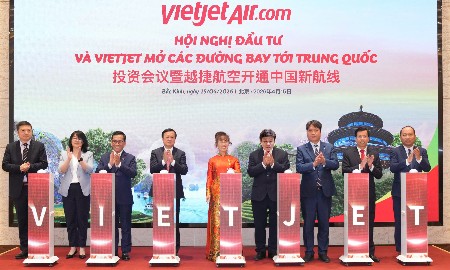 Vietjet mở rộng kết nối Việt Nam - Trung Quốc với loạt 5 đường bay mới