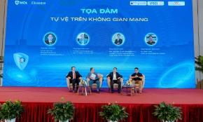 Tại phiên Tọa đàm "Tự vệ trên không gian mạng: Nhận diện và phòng chống lừa đảo trực tuyến", các chuyên gia nhấn mạnh doanh nghiệp cần chuẩn bị sẵn kịch bản ứng phó tấn công mạng như một quy trình diễn tập định kỳ. Ảnh: Đăng Khoa