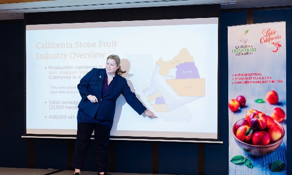 Đưa xuân đào California, dòng trái cây tươi cao cấp chinh phục thị trường Việt