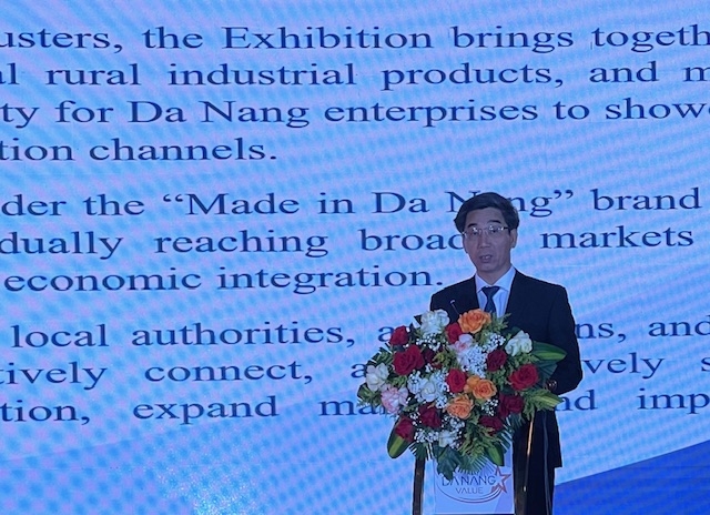 Ông Trần Chí Cường, Phó Chủ tịch UBND thành phố Đà Nẵng, phát biểu khai mạc. Ảnh Ngô Anh Văn