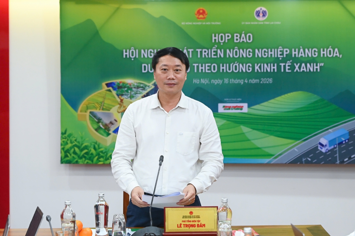 Ông Lê Trọng Đảm, Phó Tổng Biên tập Báo Nông nghiệp và Môi trường