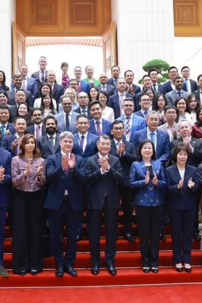 Prime Minister Le Minh Hung meets delegation of leading US businesses