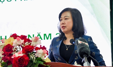 Bộ trưởng Bộ Y tế Đào Hồng Lan nhấn mạnh công tác bảo đảm an toàn thực phẩm là thường xuyên, liên tục. Ảnh: Bộ Y tế.