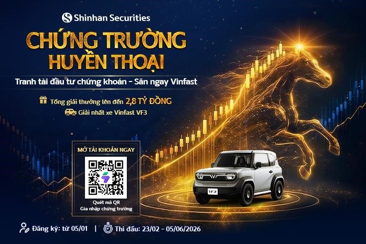 Cuộc thi đầu tư chứng khoán “Chứng trường huyền thoại” tại Chứng khoán Shinhan.
