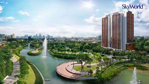 Căn hộ “healthy home” đã thành công tại Malaysia khi mang đến không gian sống an nhiên giữa đô thị hiện đại. Ảnh: SkyWorld.