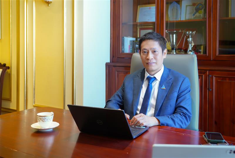 Ông Bùi Ngọc Đức, Chủ tịch Hội đồng quản trị Tập đoàn Đất Xanh sẽ là “kiến trúc sư” của cuộc tái cấu trúc của doanh nghiệp. Ảnh: Tập đoàn Đất Xanh.