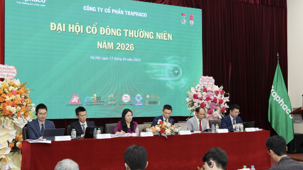 Traphaco báo lợi nhuận quý 1 tăng 42%, mục tiêu mỗi năm ra mắt 10 sản phẩm mới, cổ phiếu kịch trần