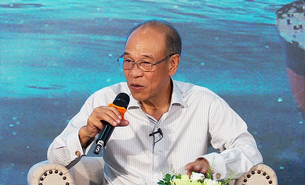 Ông Bùi Ngọc Bảo, Chủ tịch Hiệp hội Xăng dầu Việt Nam chia sẻ tại tọa đàm. Ảnh: VnEconomy.