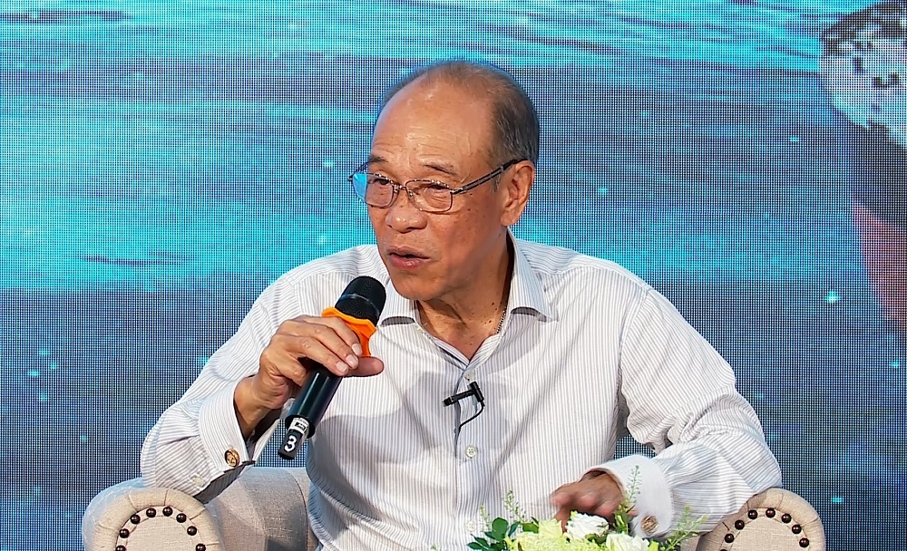 Ông Bùi Ngọc Bảo, Chủ tịch Hiệp hội Xăng dầu Việt Nam chia sẻ tại tọa đàm. Ảnh: VnEconomy.