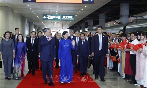 Tổng Bí thư, Chủ tịch nước Tô Lâm và Phu nhân kết thúc tốt đẹp chuyến thăm cấp Nhà nước đến Trung Quốc