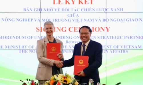 Việt Nam và Na Uy ký kết ghi nhớ về Đối tác Chiến lược xanh