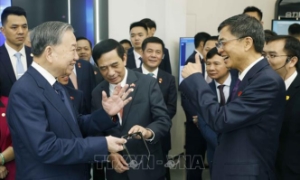 Tổng Bí thư, Chủ tịch nước Tô Lâm thăm Trung tâm Hợp tác đổi mới trí tuệ nhân tạo Trung Quốc – ASEAN