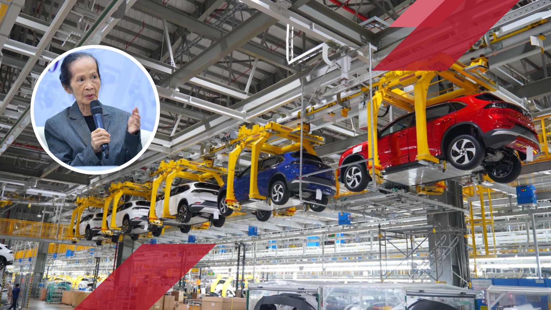 Trao đổi với phóng viên AutoNews, bà Phạm Chi Lan cho rằng, để đạt mục tiêu tăng trưởng hai con số một cách thực chất, Việt Nam không thể tiếp tục dựa vào mô hình gia công, mà phải xây dựng được nền tảng công nghiệp nội địa vững chắc. Trong đó, công nghiệp hỗ trợ, đặc biệt ở ngành ô tô, giữ vai trò quan trọng.