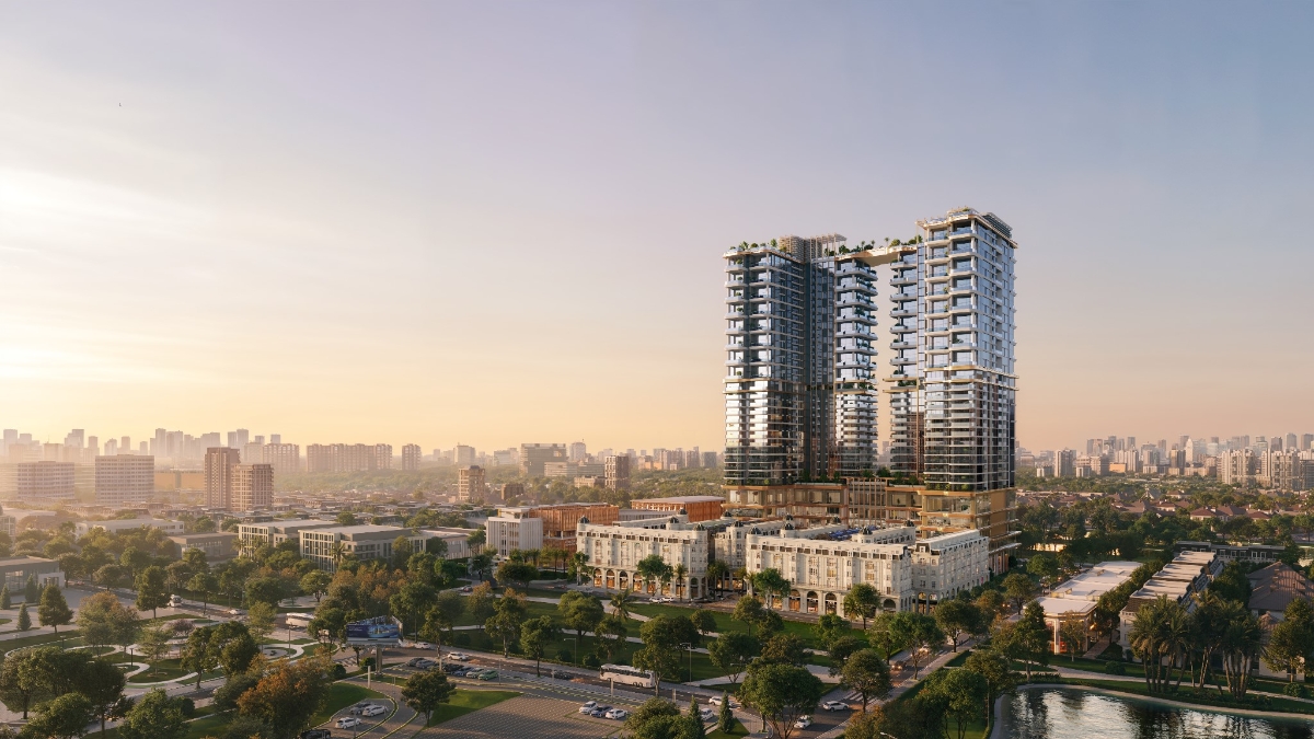Rivea Residences tọa lạc tại “giao điểm vàng” giữa Hoàng Mai và Hai Bà Trưng (cũ). Ảnh: DNCC.