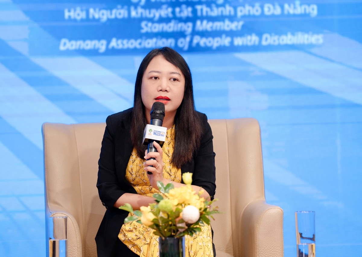 Bà Nguyễn Thị Hương, đại diện Hội Người khuyết tật thành phố Đà Nẵng